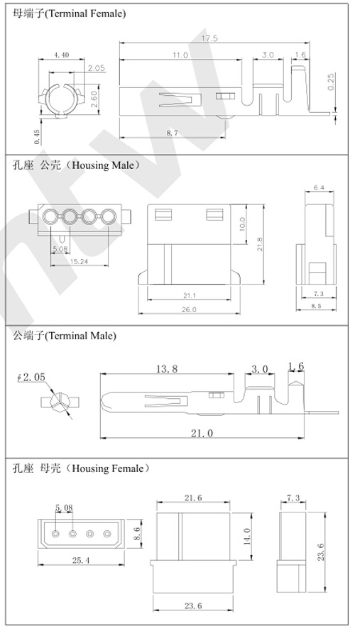 端子孔座