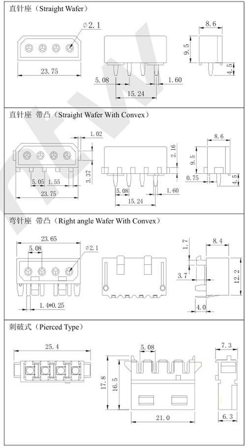 直針彎針座